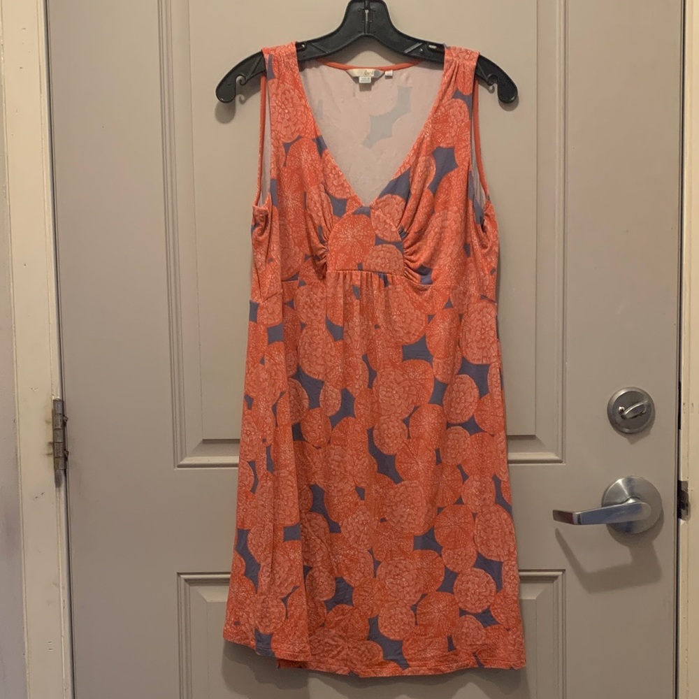 Boden Women’s Orange and Gray Seashell Sundress Size 14